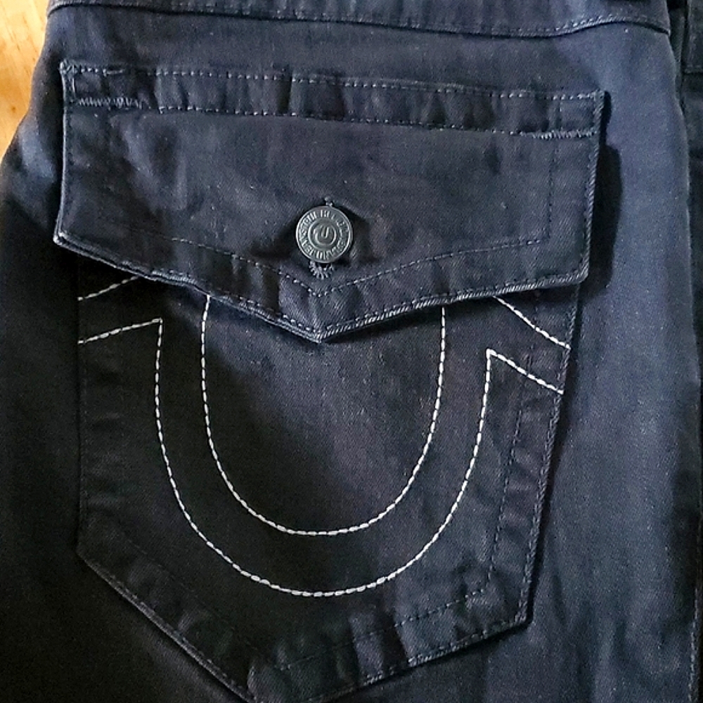 True religion men's Rocco flap relaxed skinny jeans - Picture 4 of 6